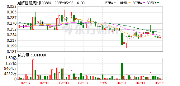 蚂蚁配资 旭辉控股集团：去年收入477.89亿元，长远计划逐步向轻资产业务模式转型
